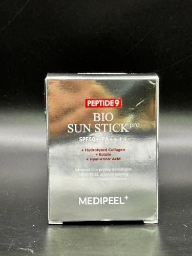 MEDIPEEL Peptide 9 Bio Sun Stick Pro – SPF50+ Anti-Wrinkle Sunscreen, Portable UV Protection, 0.71 oz - görsel 1