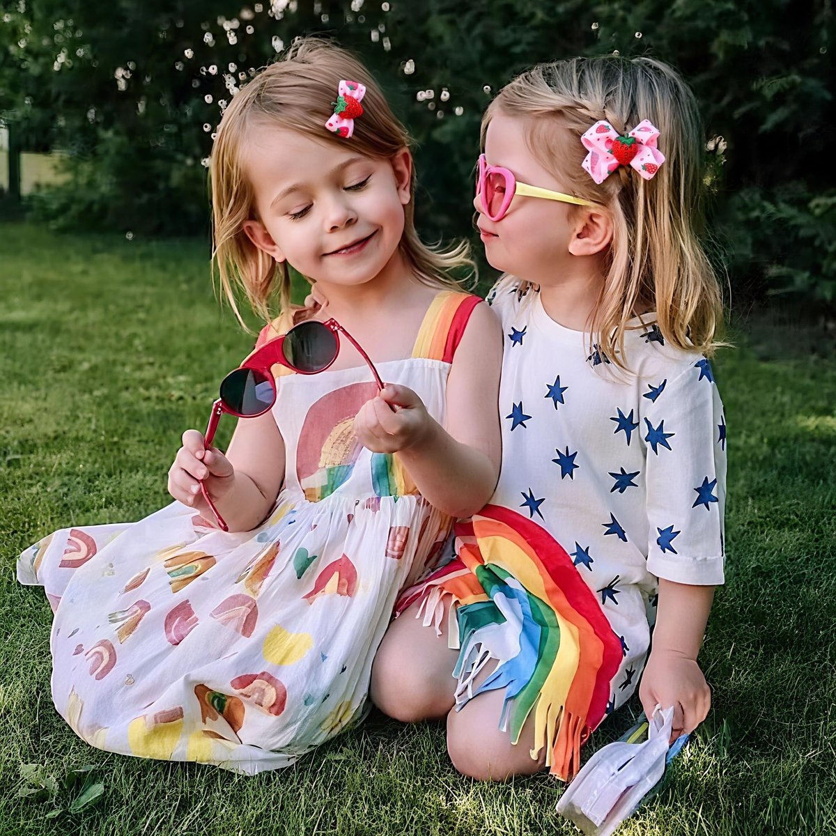 ZANWELL 6Pcs Kawaii Strawberry Hair Clips - Pink Fruit Hair Bows for Girls, Non-Slip Metal Barrettes for Daily & Party - görsel 13
