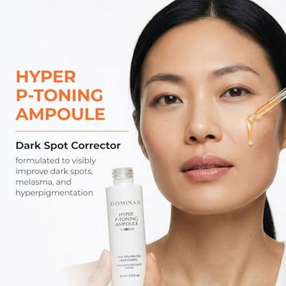 DOMINAS Hyper P-Toning 10% Tranexamic Acid Serum - Discoloration Correcting & Brightening Serum with TXA, 5% AHA, 5% Niacinamide, Dark Spots, Pore Care, Korean Skincare, 1.01 fl oz Avelisse