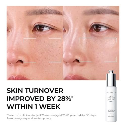 DOMINAS Hyper P-Toning 10% Tranexamic Acid Serum - Discoloration Correcting & Brightening Serum with TXA, 5% AHA, 5% Niacinamide, Dark Spots, Pore Care, Korean Skincare, 1.01 fl oz Avelisse