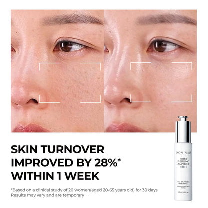 DOMINAS Hyper P-Toning 10% Tranexamic Acid Serum - Discoloration Correcting & Brightening Serum with TXA, 5% AHA, 5% Niacinamide, Dark Spots, Pore Care, Korean Skincare, 1.01 fl oz Avelisse