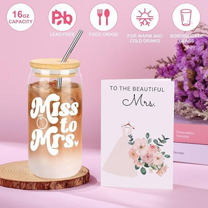 JoycuFF Bride Gifts for Bridal Shower 2026, Wedding Gifts for Bride to Be, Future Mrs, Engagement, Bachelorette Party Gift Set of 5 Avelisse