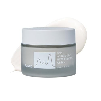 Kurved Skin Aging Curve Hybrid Peptide Cream – Firming & Lifting Face Moisturizer, Anti-Aging Wrinkle Cream for Fine Lines, Improves Radiance, Day & Night, 1.69 fl oz (50 mL)