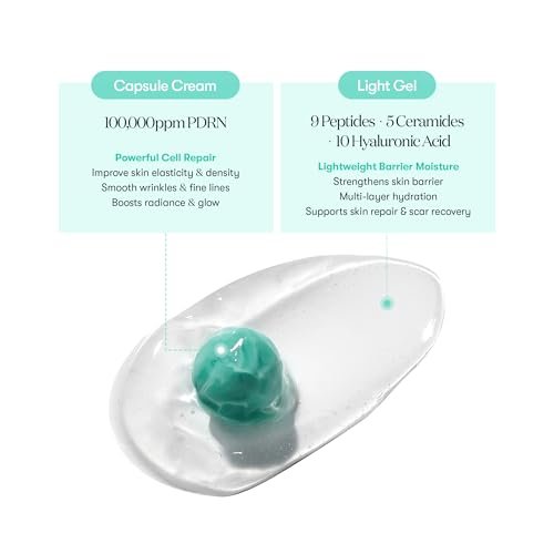 VT COSMETICS PDRN Capsule Cream 100 – Hydrating Face Moisturizer with 100,000ppm PDRN, Hyaluronic Acid & 9 Peptides, Firming & Plumping Korean Skin Care (1.69 fl oz) - görsel 10