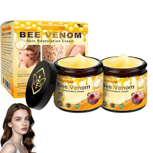 2 PCS Bee Venom Skin Restoration Cream – Firm, Rejuvenate & Smooth Wrinkles & Fine Lines Avelisse