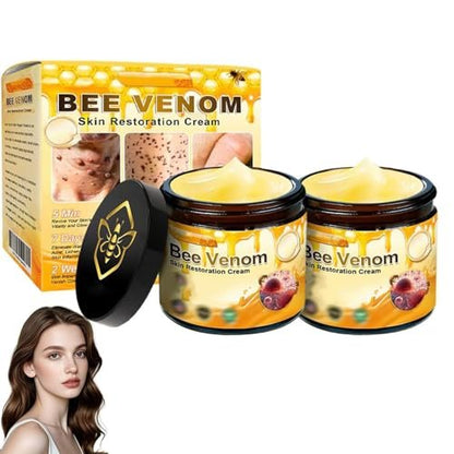 2 PCS Bee Venom Skin Restoration Cream – Firm, Rejuvenate & Smooth Wrinkles & Fine Lines Avelisse
