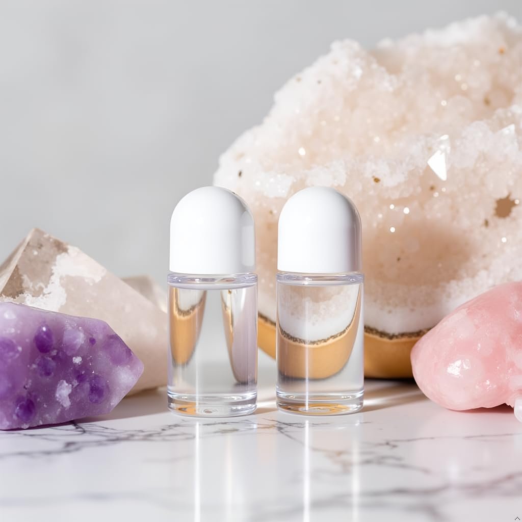 2 Pcs 50ML Glass Empty Roller Bottles with Plastic Roller Ball - Leak Proof Refillable Roll On Containers for Essential Oils, Perfume, and Massage Oils - görsel 10