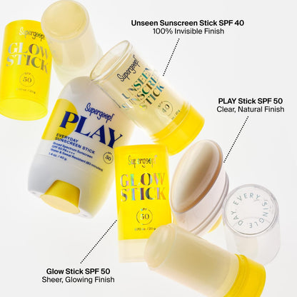 Supergoop! PLAY Everyday Sunscreen Stick SPF – Natural Finish: Blends invisibly on all skin tones, leaving a – Image 17