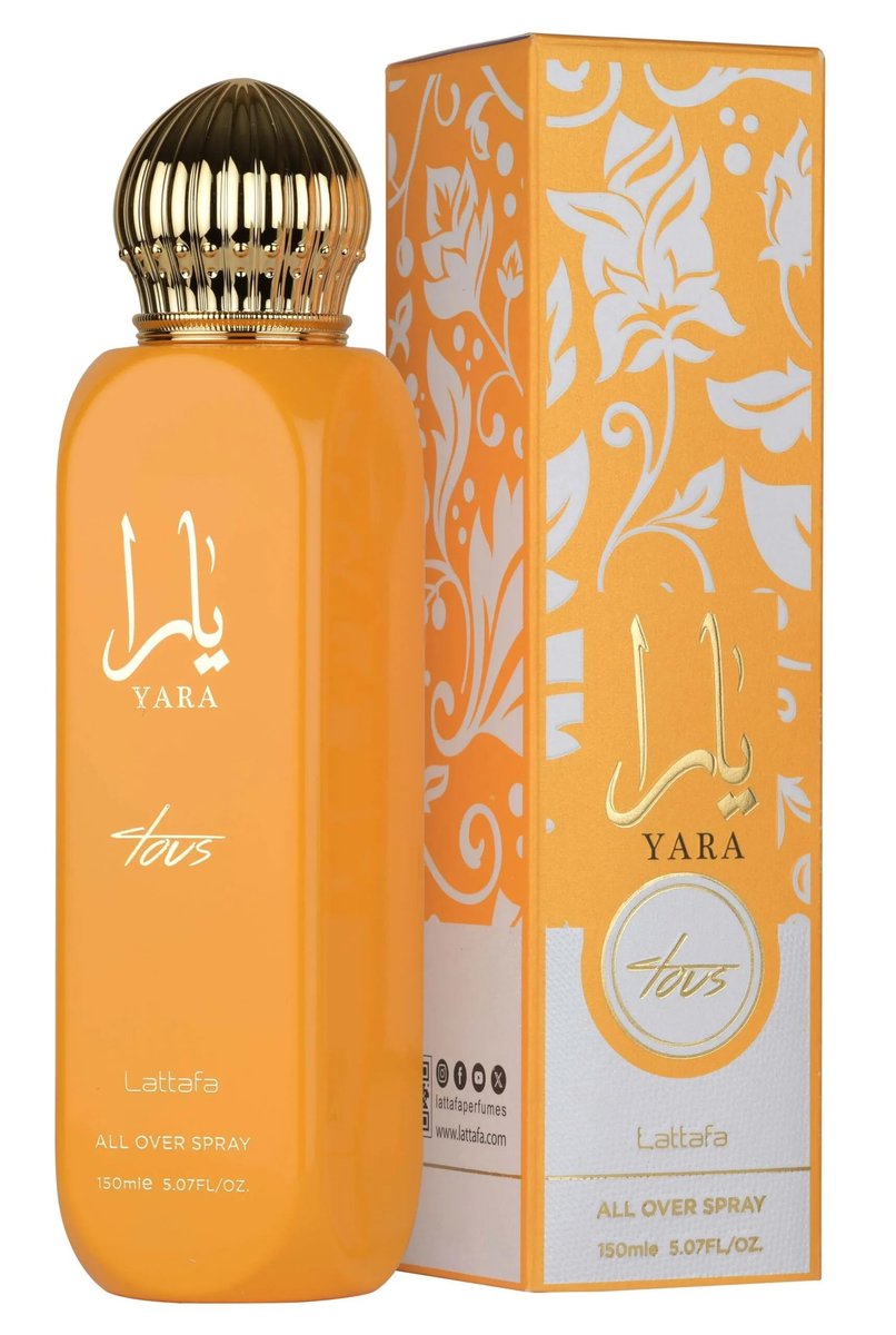 Lattafa Yara Tous – Tropical Fruity Floral Vanilla All Over Spray – Long-Lasting Fragrance for Women, 5.07 oz (150 ml) Avelisse
