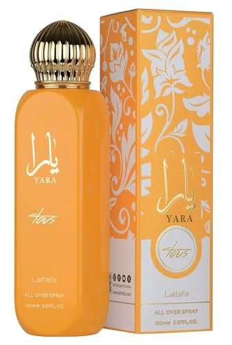 Lattafa Yara Tous – Tropical Fruity Floral Vanilla All Over Spray – Long-Lasting Fragrance for Women, 5.07 oz (150 ml) Avelisse