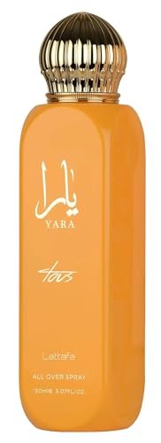 Lattafa Yara Tous – Tropical Fruity Floral Vanilla All Over Spray – Long-Lasting Fragrance for Women, 5.07 oz (150 ml) Avelisse