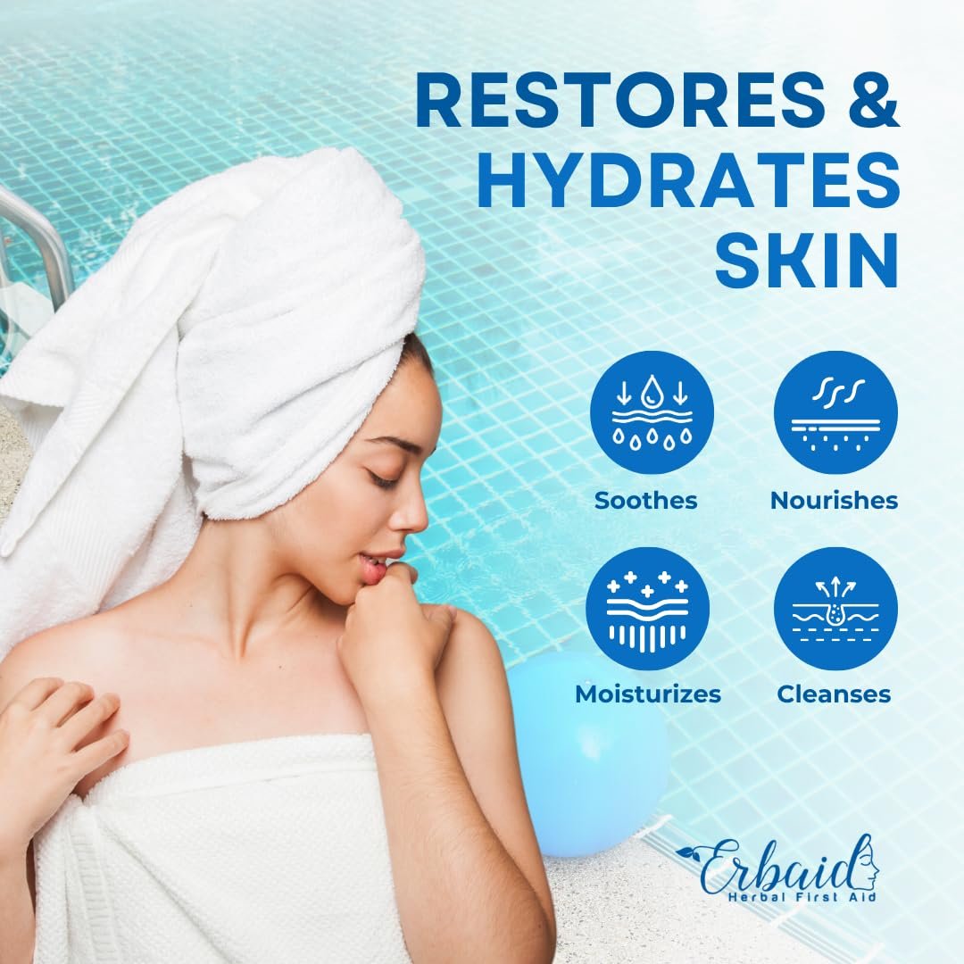 Swimmers Shampoo & Body Wash Bar – Chlorine Removal, Natural Face & Body Soap – Removes Chlorine, Salt, Bromine, Hard Water & Sunscreen – Gentle Moisturizing After Swim Care – Made in USA for All Ages - görsel 11