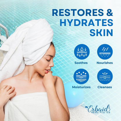 Swimmers Shampoo & Body Wash Bar – Chlorine Removal, Natural Face & Body Soap – Removes Chlorine, Salt, Bromine, Hard Water & Sunscreen – Gentle Moisturizing After Swim Care – Made in USA for All Ages
