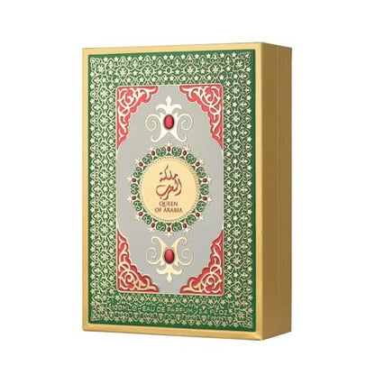 Lattafa Pride Queen of Arabia Eau de Parfum – Floral, Woody, Sweet, Amber – Long-Lasting Women's Perfume, 3.4 oz (100 ml) Avelisse