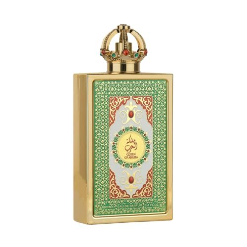Lattafa Pride Queen of Arabia Eau de Parfum – Floral, Woody, Sweet, Amber – Long-Lasting Women's Perfume, 3.4 oz (100 ml) Avelisse