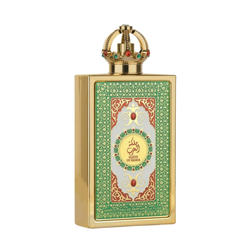 Lattafa Pride Queen of Arabia Eau de Parfum – Floral, Woody, Sweet, Amber – Long-Lasting Women's Perfume, 3.4 oz (100 ml) Avelisse