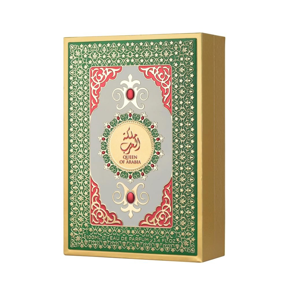 Lattafa Pride Queen of Arabia Eau de Parfum – Floral, Woody, Sweet, Amber – Long-Lasting Women's Perfume, 3.4 oz (100 ml) Avelisse