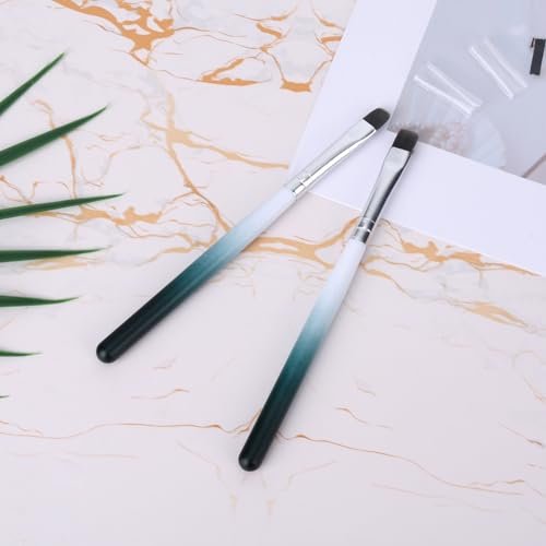2-Piece Nail Clean Up Brush Set – Professional Flat Head Gel Polish Remover Pen for Precise Nail Art Design & Cuticle Cleaning - görsel 14
