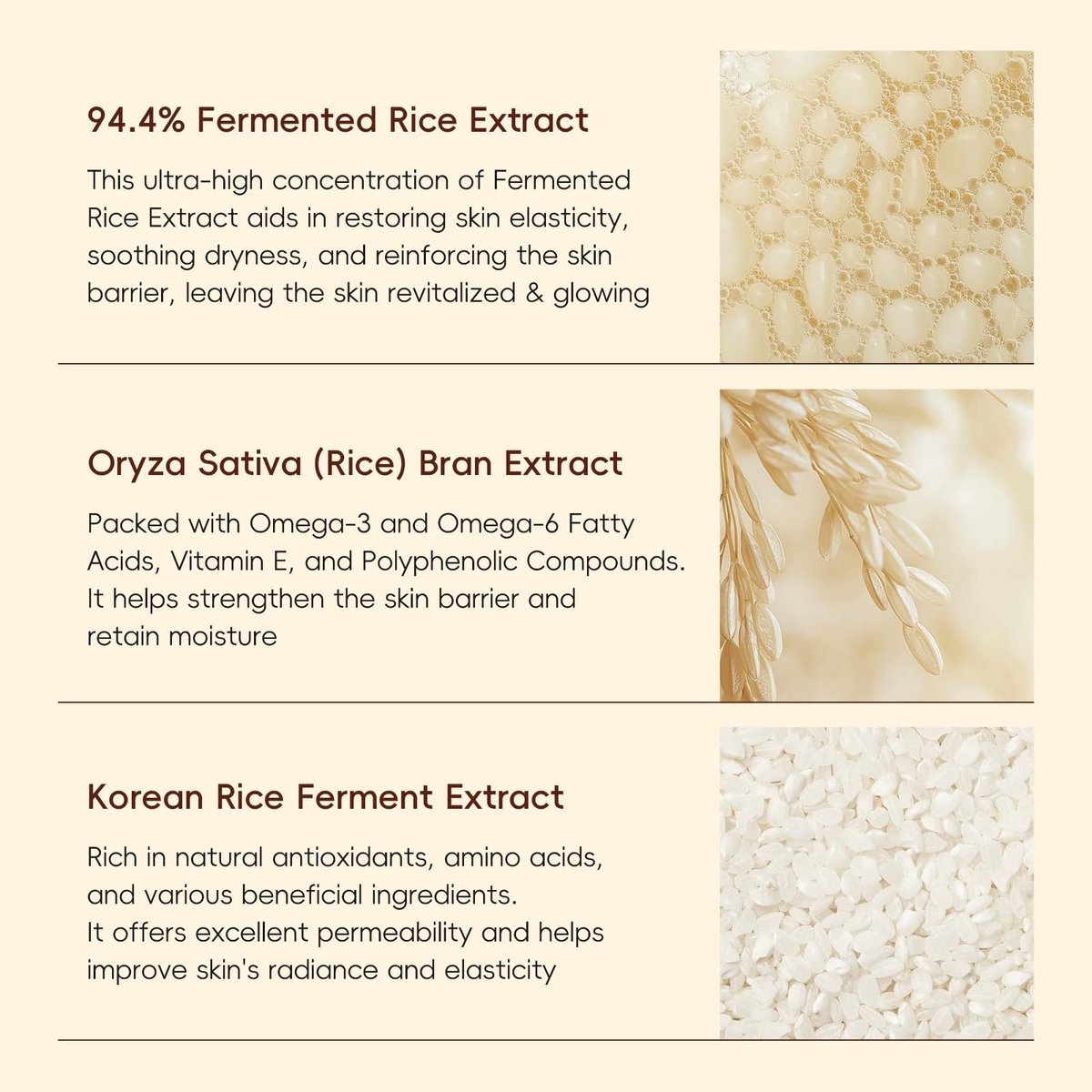 Moisturizing Korean Rice Skin Care Set – Radiance Skincare 5-Step Routine for Glowing Skin, All Skin Types Avelisse