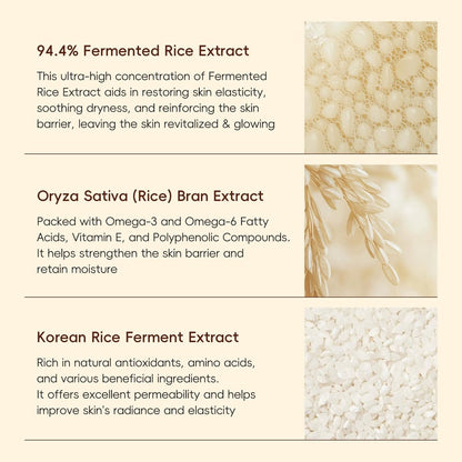 Moisturizing Korean Rice Skin Care Set – Radiance Skincare 5-Step Routine for Glowing Skin, All Skin Types Avelisse