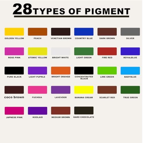 KVM Tattoo Ink 28 Color Set – High Saturation, Smooth Flow for Professional Tattoo Artists Avelisse