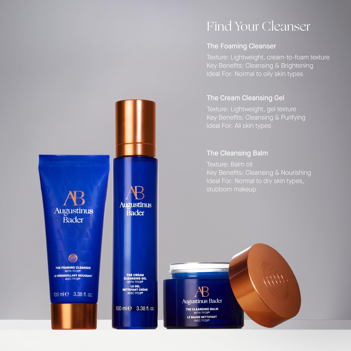 Augustinus Bader The Foaming Cleanser – Gentle Hydrating Face Cleanser for Daily Use, 150 ml Avelisse