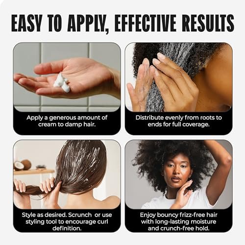 Miche Bounce Styling Cream – Definition & Moisture for Curly Hair, 8 fl oz Avelisse