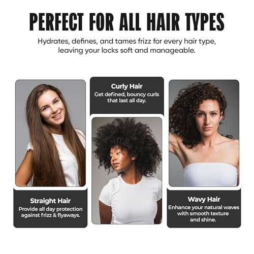 Miche Bounce Styling Cream – Definition & Moisture for Curly Hair, 8 fl oz Avelisse