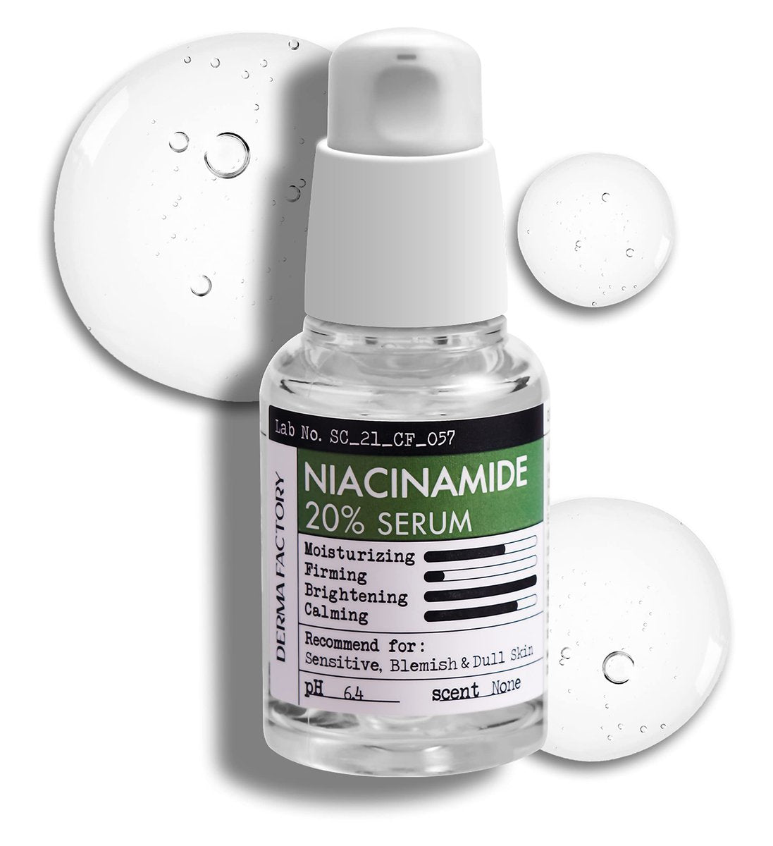Niacinamide 20% Vitamin B3 Face Serum with Damask Rose Water - Anti-Aging, Pore Minimizing, Sensitive Skin - 1 Fl Oz Avelisse