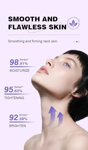 Natuvia Tighten & Lift Neck Cream – Anti-Aging Firming Moisturizer with Hyaluronic Acid, Cupuacu Butter & Caffeine for Sagging Skin, Wrinkles, Hydration – 1.7 Fl Oz - görsel 6