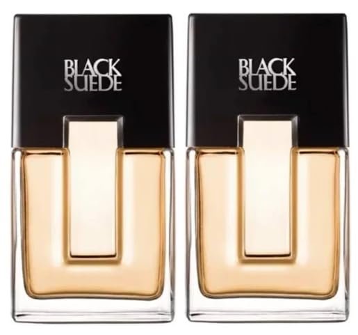 AVON Black Suede Eau De Toilette Cologne Spray for Men 3.4fl oz - 100ml (Set of 2) Avelisse