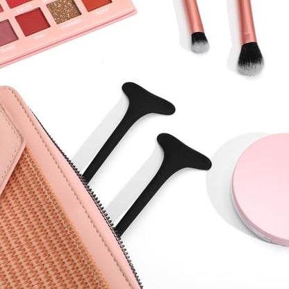 TIESOME 2 PCS Black Reusable Silicone Mascara Shield Guard - Beginner Friendly Eyelash Makeup Applicator Tool for Women Avelisse