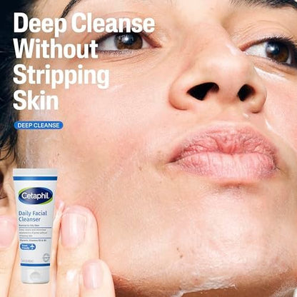 CETAPHIL Skincare Gift Set & Travel Companion for Sensitive Skin | Gentle Skin Cleanser, Daily Facial Cleanser, 2 x Moisturizing Lotion | TSA Approved | Dermatologist Recommended Brand