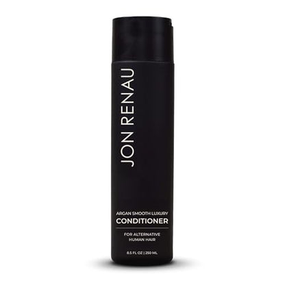 Jon Renau Argan Smooth Luxury Conditioner for Human Hair Wigs and Toppers – Deep Hydration, Detangling, Frizz Control – 8.5 oz Avelisse