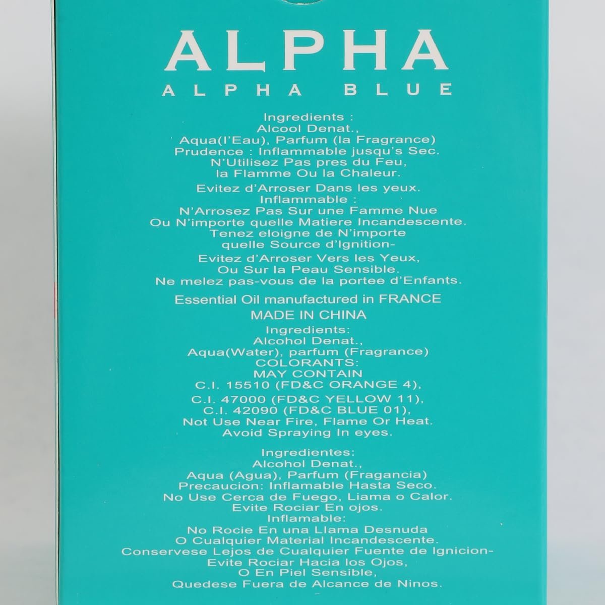 Alpha Blue Women's Perfume Eau de Parfum - Floral Fruity Fresh Scent, 100ml / 3.4 fl oz - görsel 11