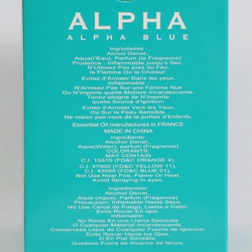 Alpha Blue Women's Perfume Eau de Parfum - Floral Fruity Fresh Scent, 100ml / 3.4 fl oz - görsel 12