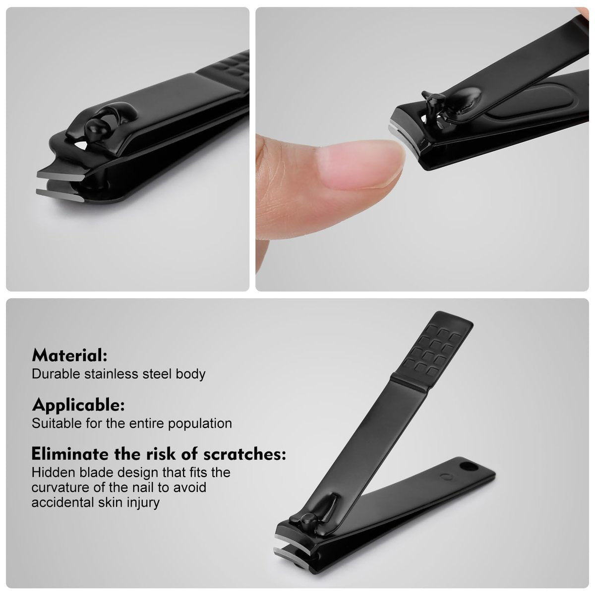 Professional Stainless Steel Manicure Set Gifts for Men - Nail Clipper Kit for Dad, Husband, Brother, Boyfriend, Teen Boys - görsel 9