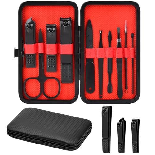 Professional Stainless Steel Manicure Set Gifts for Men - Nail Clipper Kit for Dad, Husband, Brother, Boyfriend, Teen Boys - görsel 2