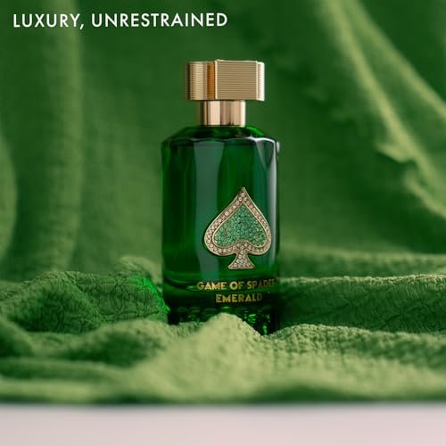 Jo Milano Game of Spades Emerald Parfum Spray – Unisex Warm Citrusy Fragrance 3.0 oz Avelisse