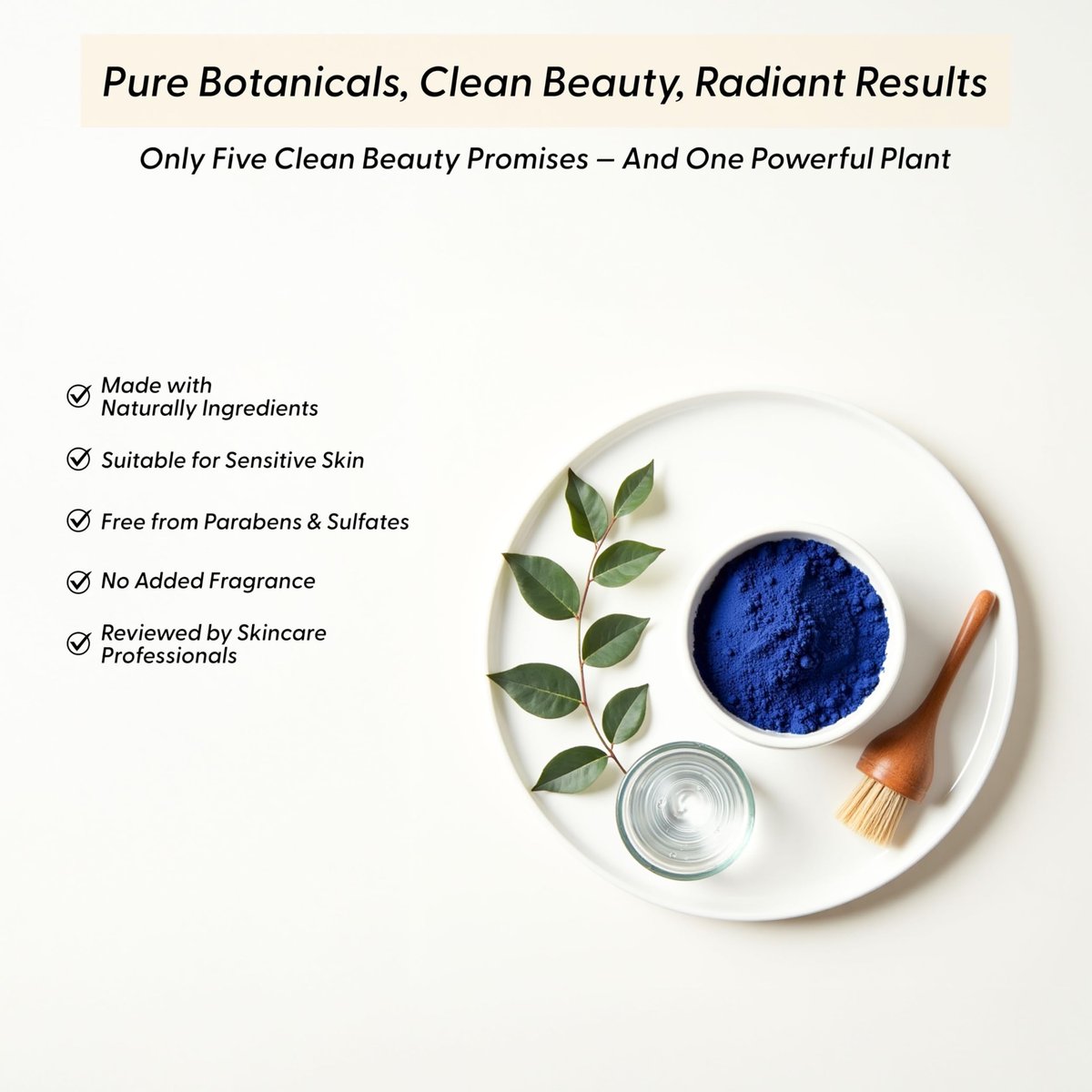 Argaviva Moroccan Nila Powder – Natural Blue Clay Mask for Face, Body & Hair – Exfoliates for Glowing, Even-Toned Skin – Plant-Based & Traditional Hammam Skincare for All Skin Types Avelisse