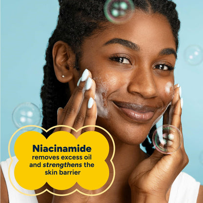Dickinson's Witch Hazel Acne Foam Cleanser with 2% Salicylic Acid, Niacinamide & Tea Tree - Alcohol-Free, Fragrance-Free Gentle Daily Face Wash for Clear Skin, 7 Fl Oz