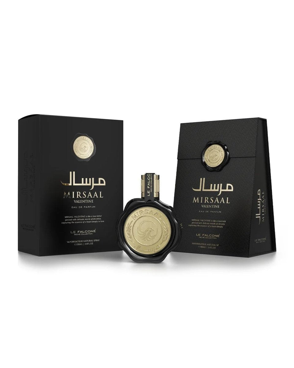 Mirsaal Valentine Eau de Parfum – Elegant Unisex Fragrance with Mint, Lavender & Musk – Fresh & Confident Scent for Men and Women – 3.4 oz Avelisse