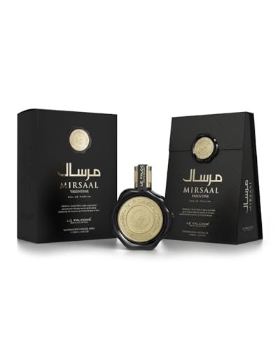 Mirsaal Valentine Eau de Parfum – Elegant Unisex Fragrance with Mint, Lavender & Musk – Fresh & Confident Scent for Men and Women – 3.4 oz Avelisse