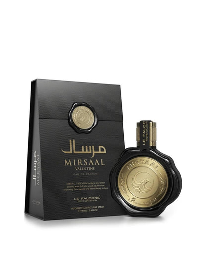 Mirsaal Valentine Eau de Parfum – Elegant Unisex Fragrance with Mint, Lavender & Musk – Fresh & Confident Scent for Men and Women – 3.4 oz Avelisse