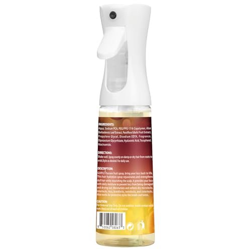 Goiple Loc Moisturizing Spray for Dull, Dry Locs - Daily Passion Fruit Hair and Scalp Moisturizer for Dreadlocks, Locs, Microlocks, Braids - Lightweight Refreshing Moisturizer Loc Spray for Anti-Frizz (10 Fl Oz) - görsel 18