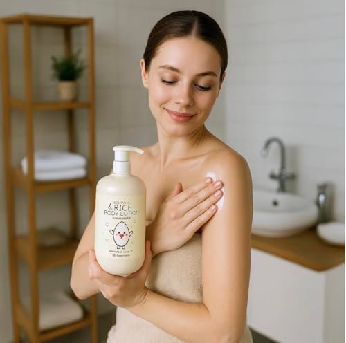 BONNYHILL Rice Body Lotion - Intense Moisturizer for Radiant Skin, 33.81 FL OZ Avelisse
