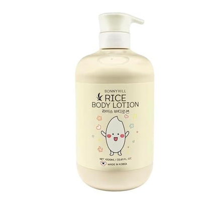 BONNYHILL Rice Body Lotion - Intense Moisturizer for Radiant Skin, 33.81 FL OZ Avelisse