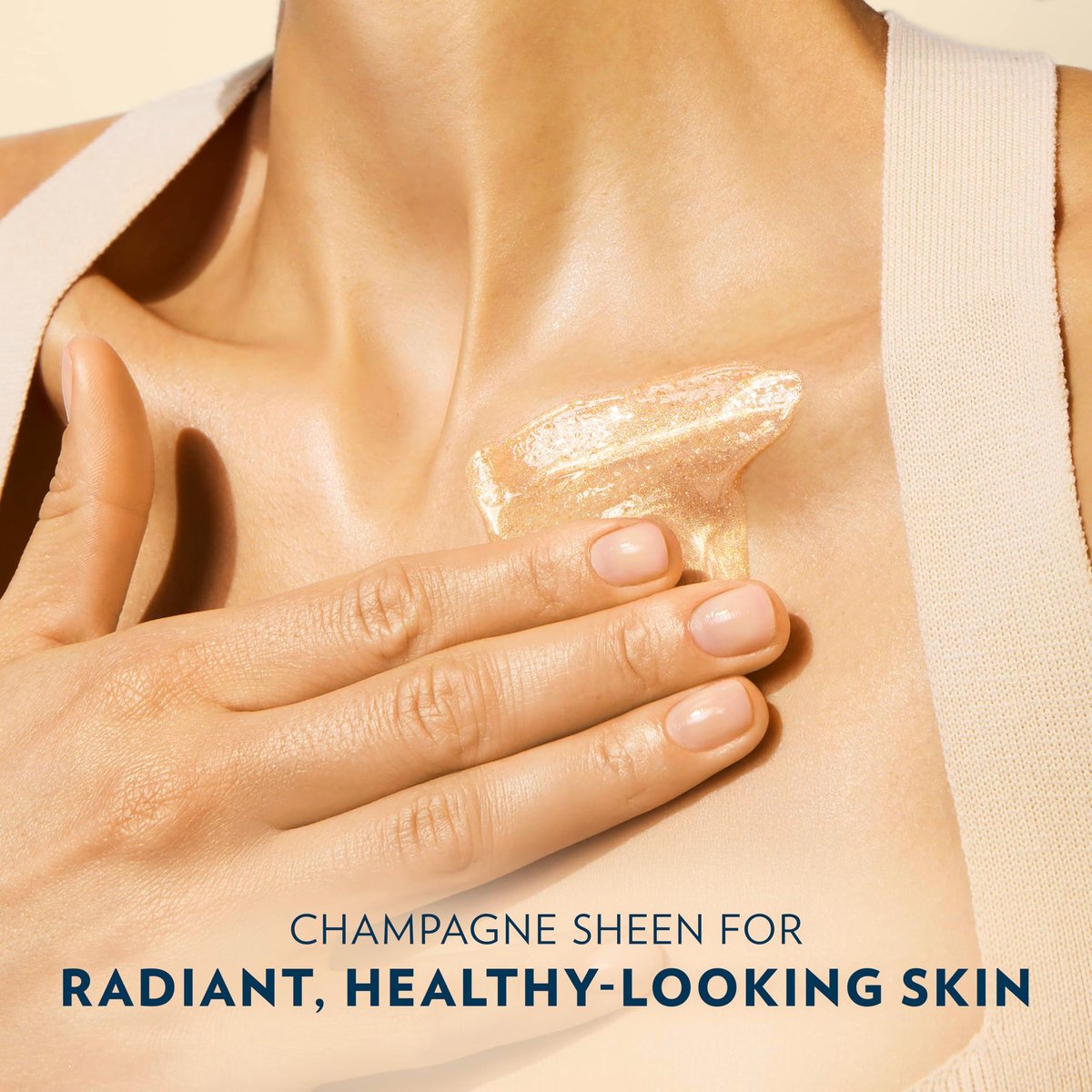Vaseline Glazed and Glisten Sunlit Glow Body Gel Oil with Vanilla Cocoa & Shimmer – Ultra-Hydrating Lipids & 100% Pure Cocoa Butter, 6.8 oz - görsel 12