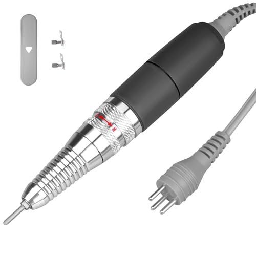 HoMove Nail Drill Handpiece Replacement Compatible with KUPA & UP200 - 3-Pin, Low Noise, Aluminum Body Avelisse
