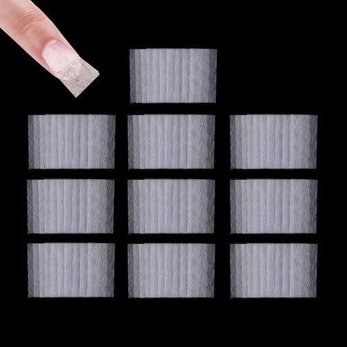KMYZQDV 100-Piece Fiberglass Nail Wrap Extension Kit – Natural Silk Paper Towels for Broken Nail Fix & DIY Nail Art Accessories - görsel 2